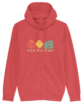 Peace Love Hip Hop Carmine Red