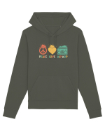 Peace Love Hip Hop Hanorac Unisex Drummer