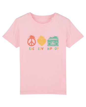 Peace Love Hip Hop Cotton Pink