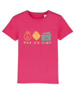 Peace Love Hip Hop Tricou mânecă scurtă  Copii Mini Creator
