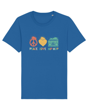 Peace Love Hip Hop Royal Blue