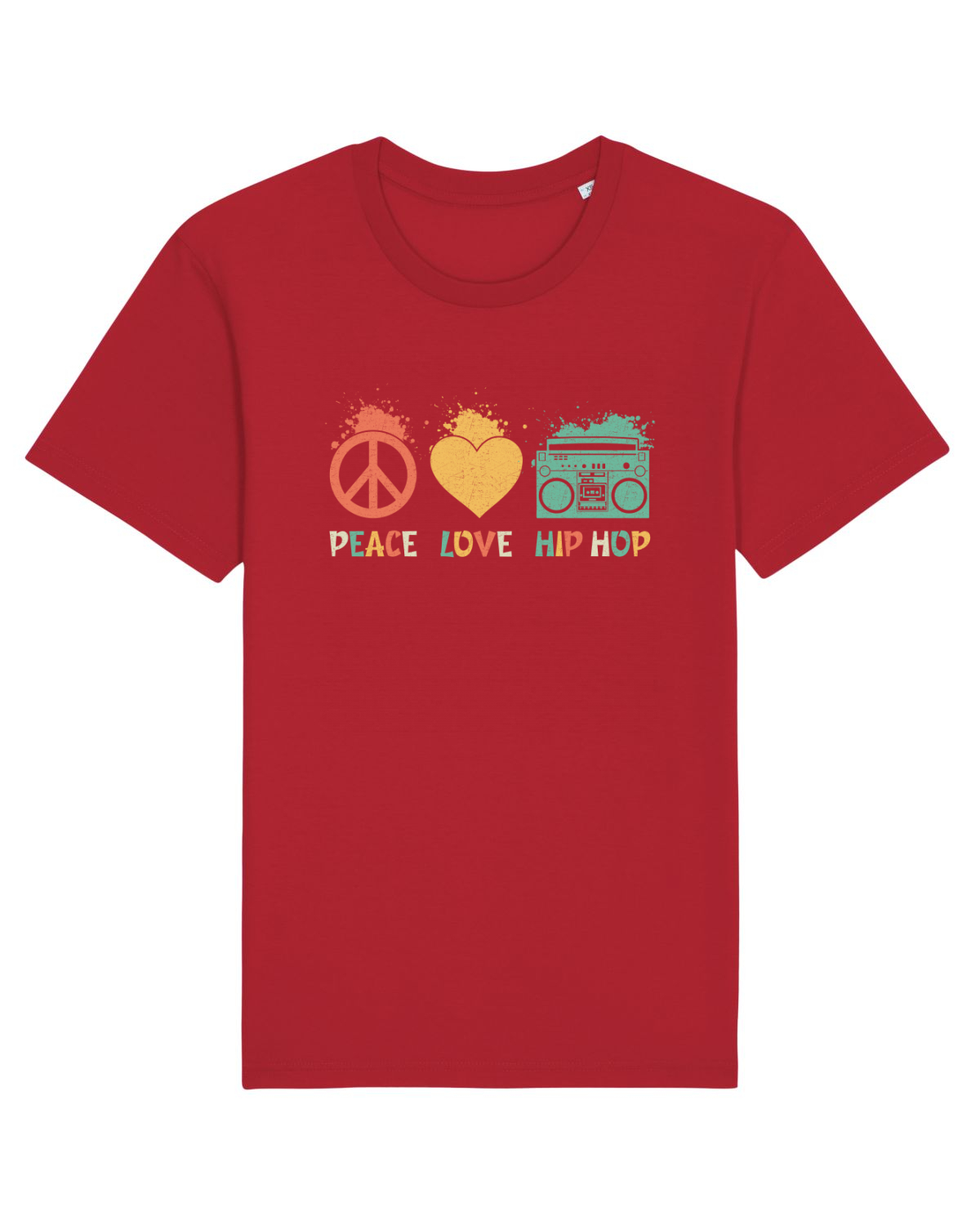 Tricou mânecă scurtă Unisex Rocker Red