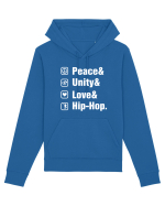 Peace Unity Love Hip Hop Hanorac Unisex Drummer