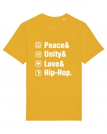 Peace Unity Love Hip Hop Spectra Yellow