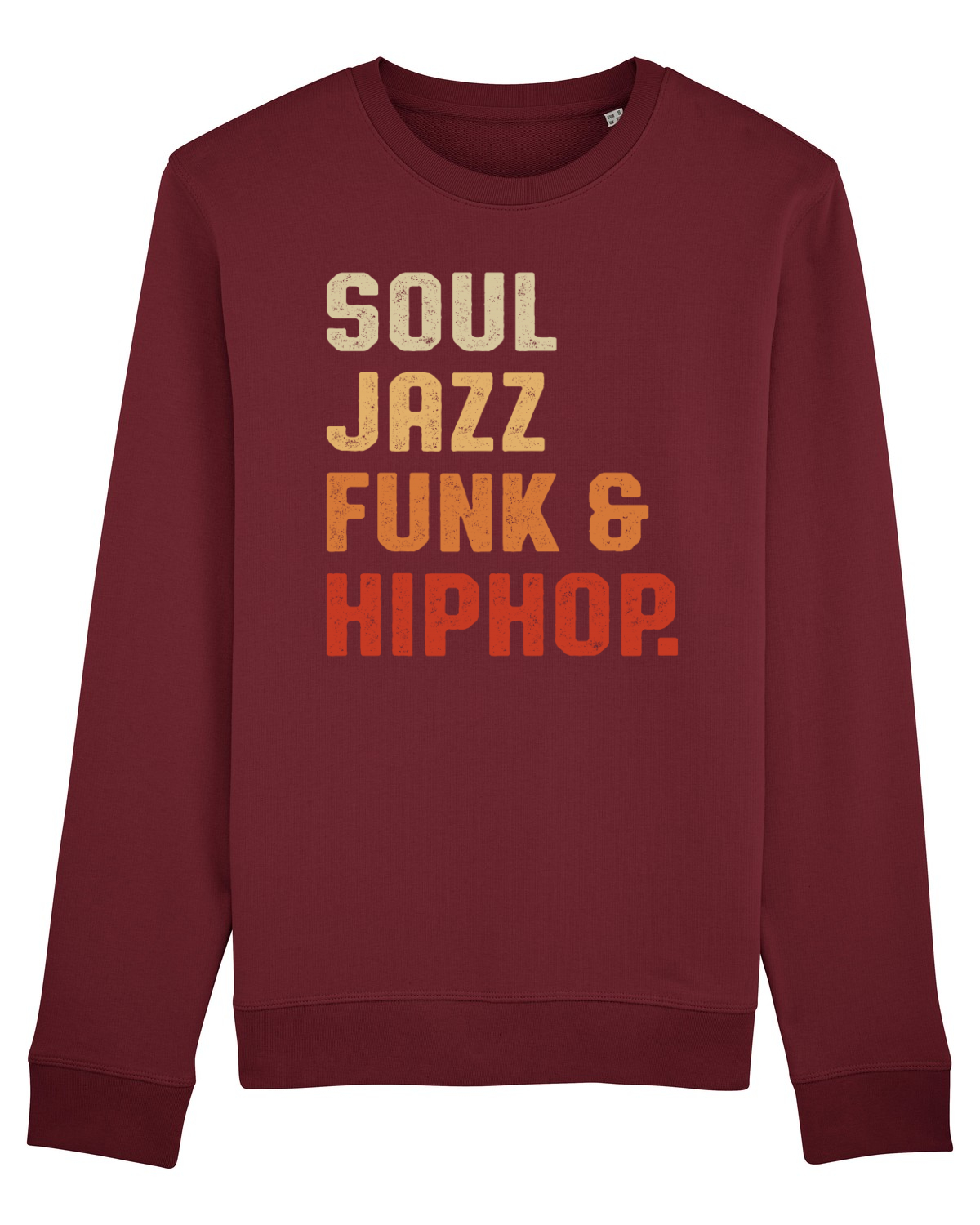 Bluză mânecă lungă Unisex Rise Burgundy