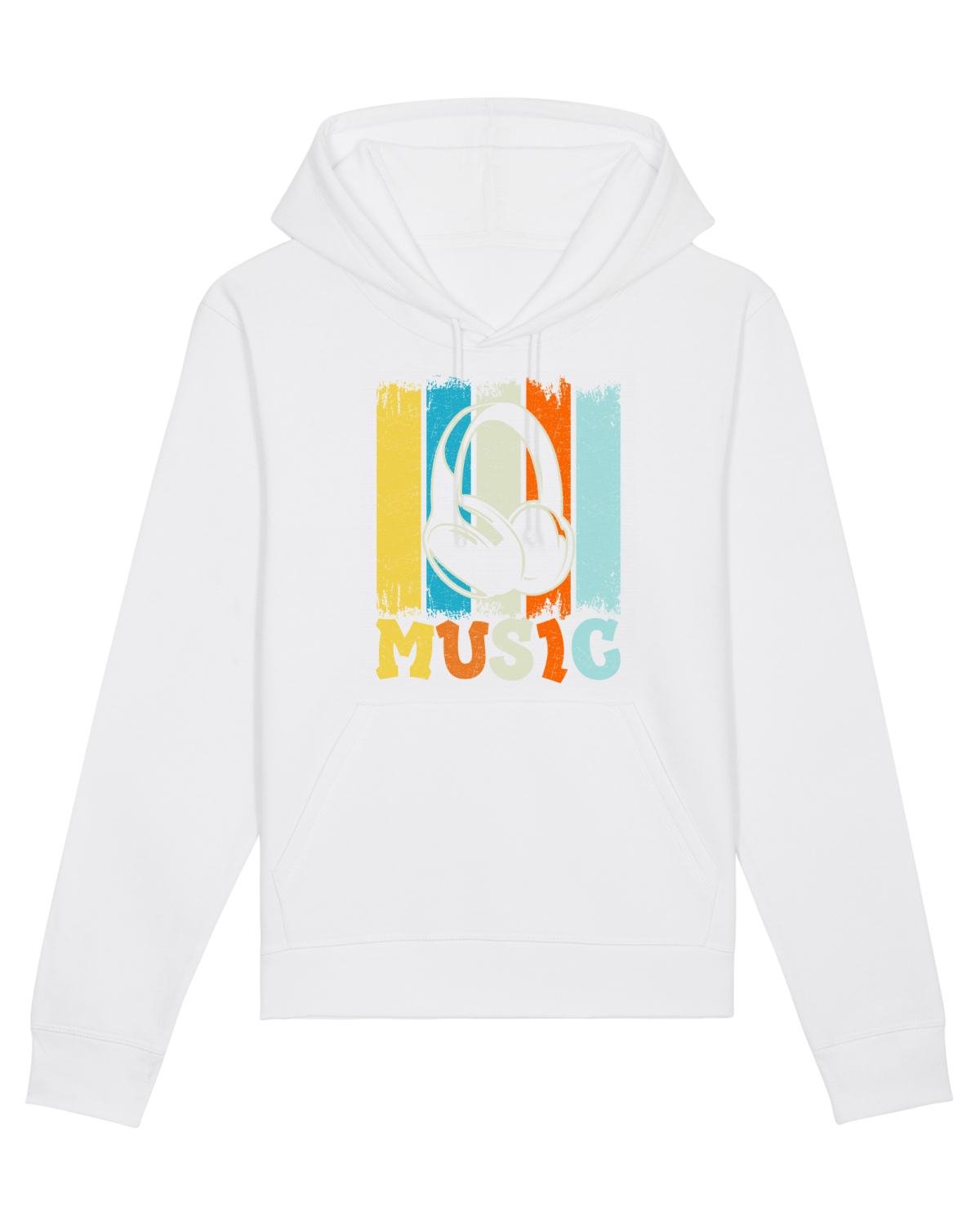 Hanorac Unisex Drummer White