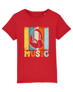 Vintage Headphones Hip Hop Music Tricou mânecă scurtă  Copii Mini Creator