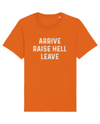 Raise Hell Bright Orange