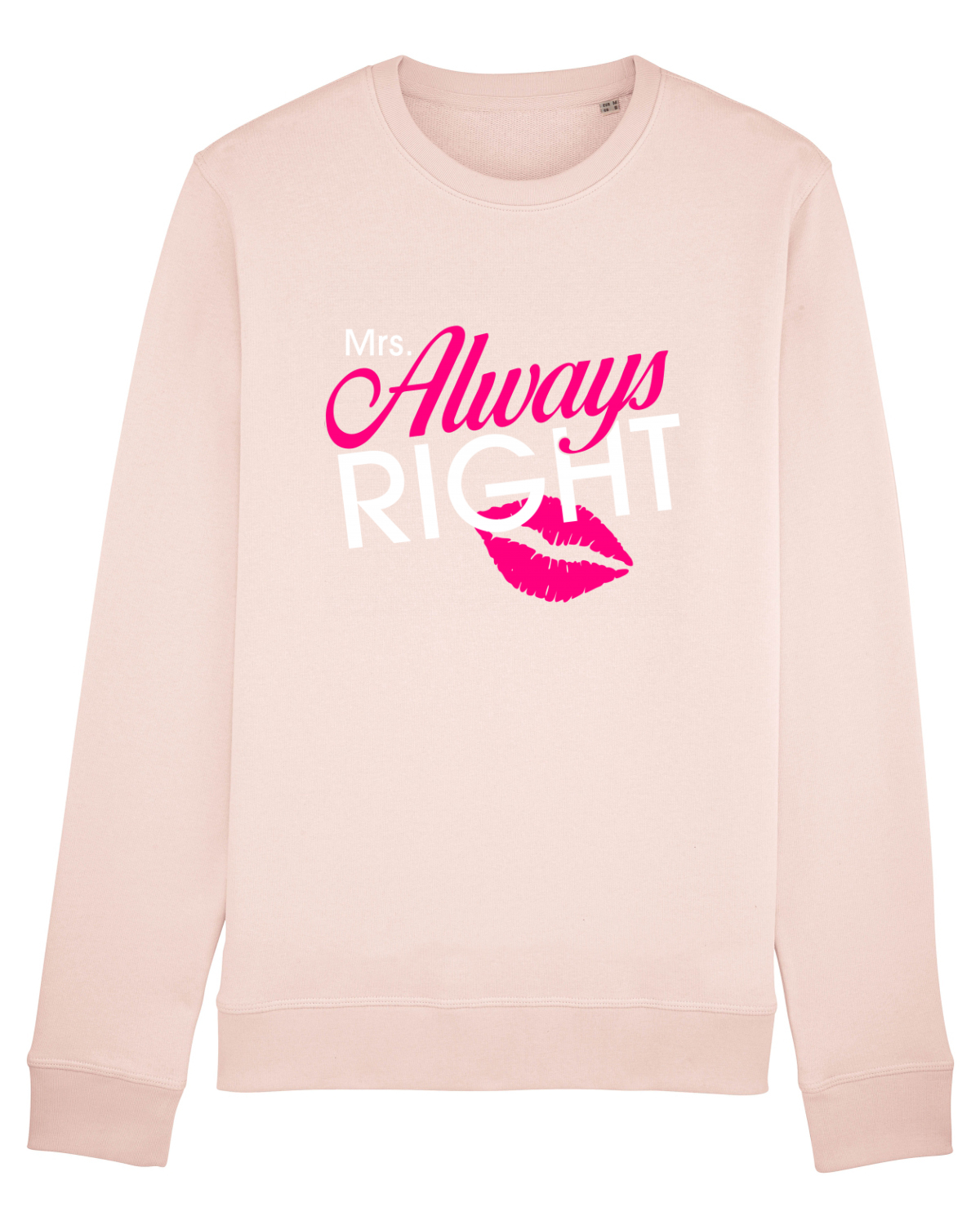 Bluză mânecă lungă Unisex Rise Candy Pink