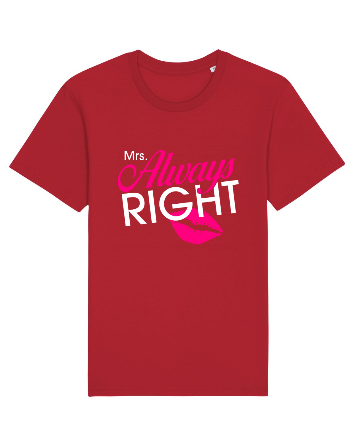 Tricou mânecă scurtă Unisex Rocker Red