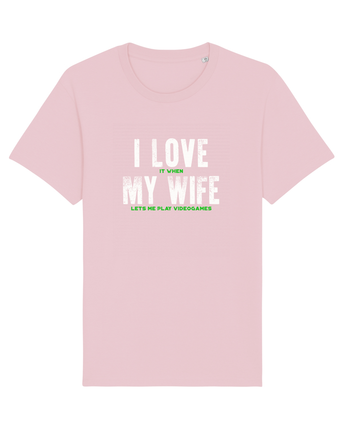 Tricou mânecă scurtă Unisex Rocker Cotton Pink