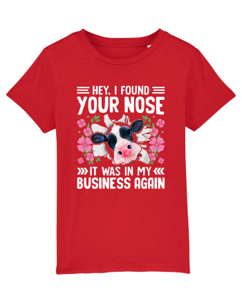 Hey, I found your nose, it was in my business again Red