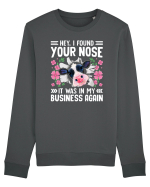 Hey, I found your nose, it was in my business again Bluză mânecă lungă Unisex Rise