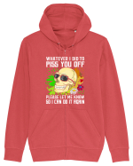 Whatever i did to piss you off please let me know so I can do it again Hanorac cu fermoar Unisex Connector