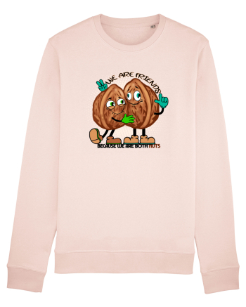 WE ARE FRIENDS BECAUSE WE ARE BOTH NUTS Candy Pink