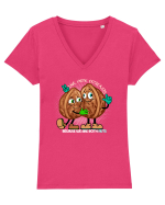 WE ARE FRIENDS BECAUSE WE ARE BOTH NUTS 2 Tricou mânecă scurtă guler V Damă Evoker