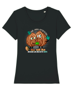 WE ARE FRIENDS BECAUSE WE ARE BOTH NUTS 2 Tricou mânecă scurtă guler larg fitted Damă Expresser