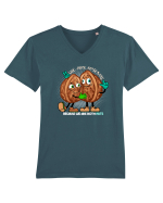 WE ARE FRIENDS BECAUSE WE ARE BOTH NUTS 2 Tricou mânecă scurtă guler V Bărbat Presenter