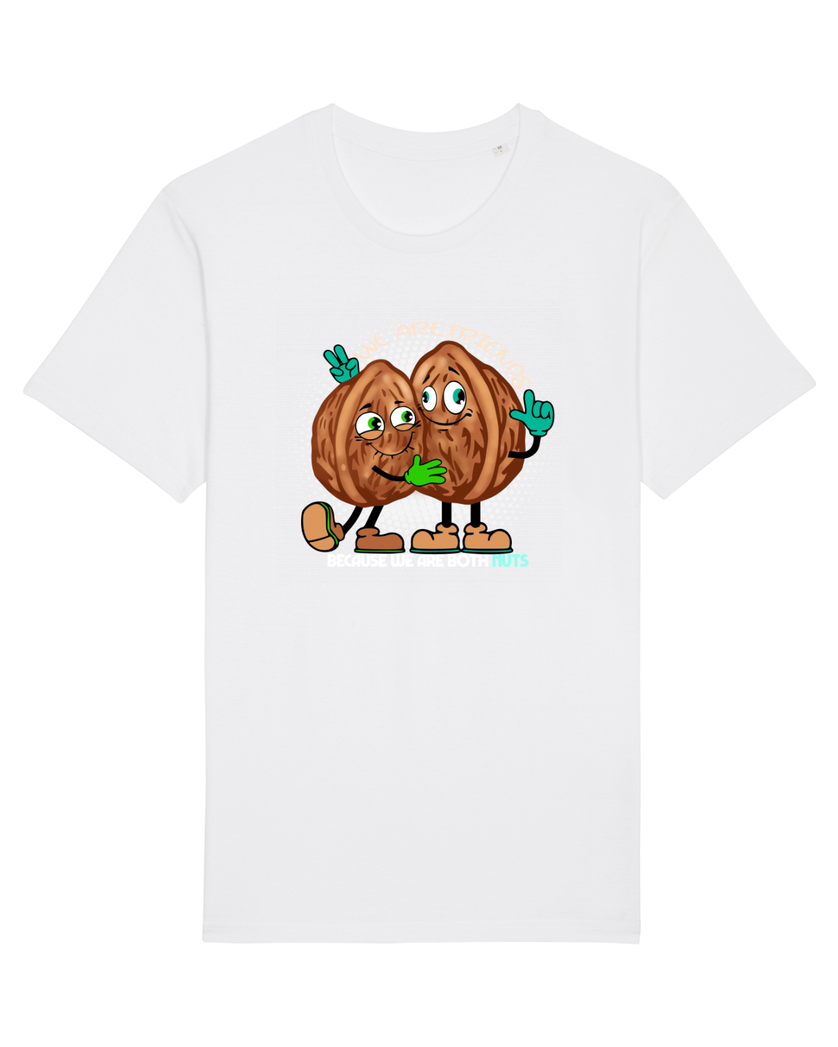 Tricou mânecă scurtă Unisex Rocker White