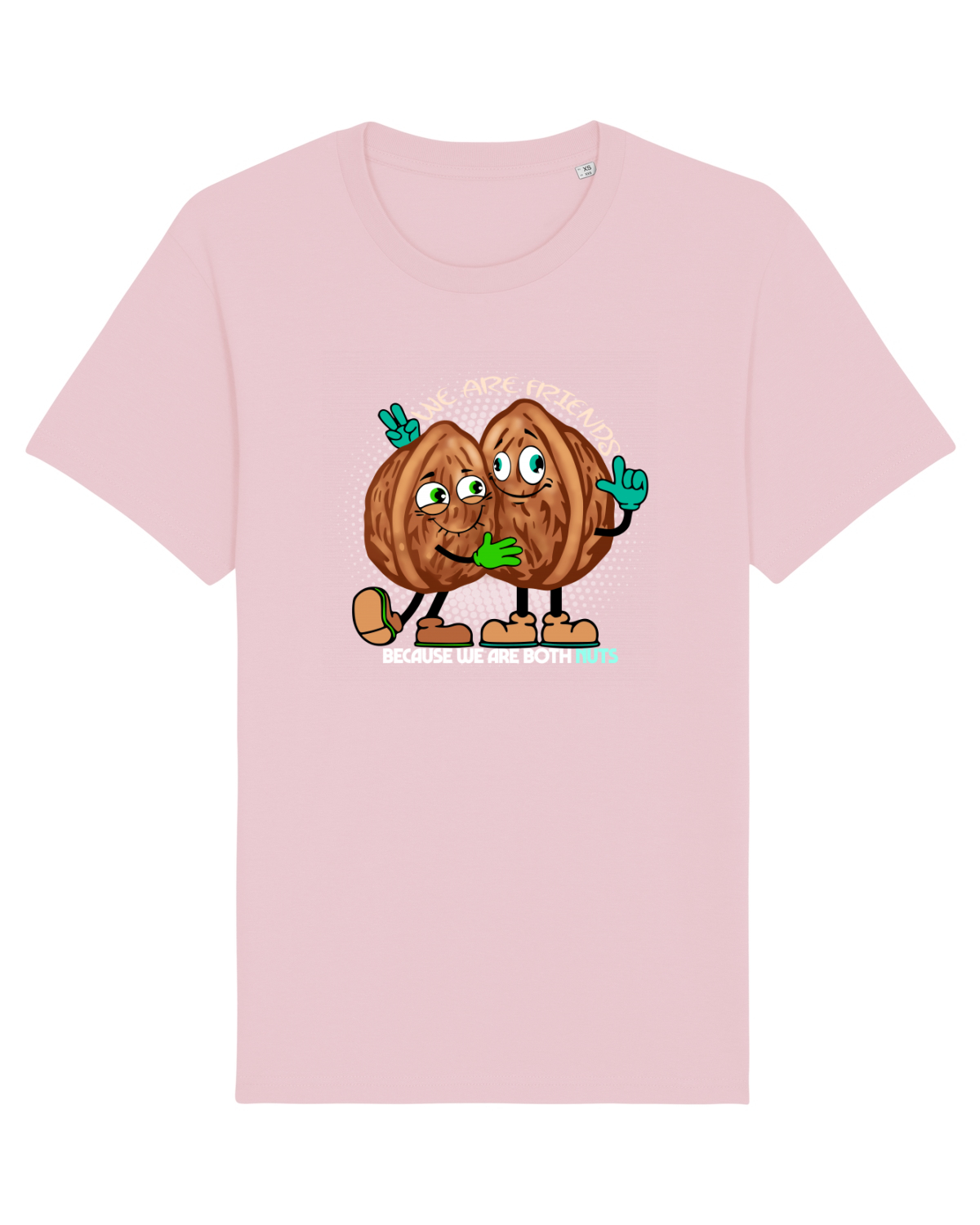 Tricou mânecă scurtă Unisex Rocker Cotton Pink