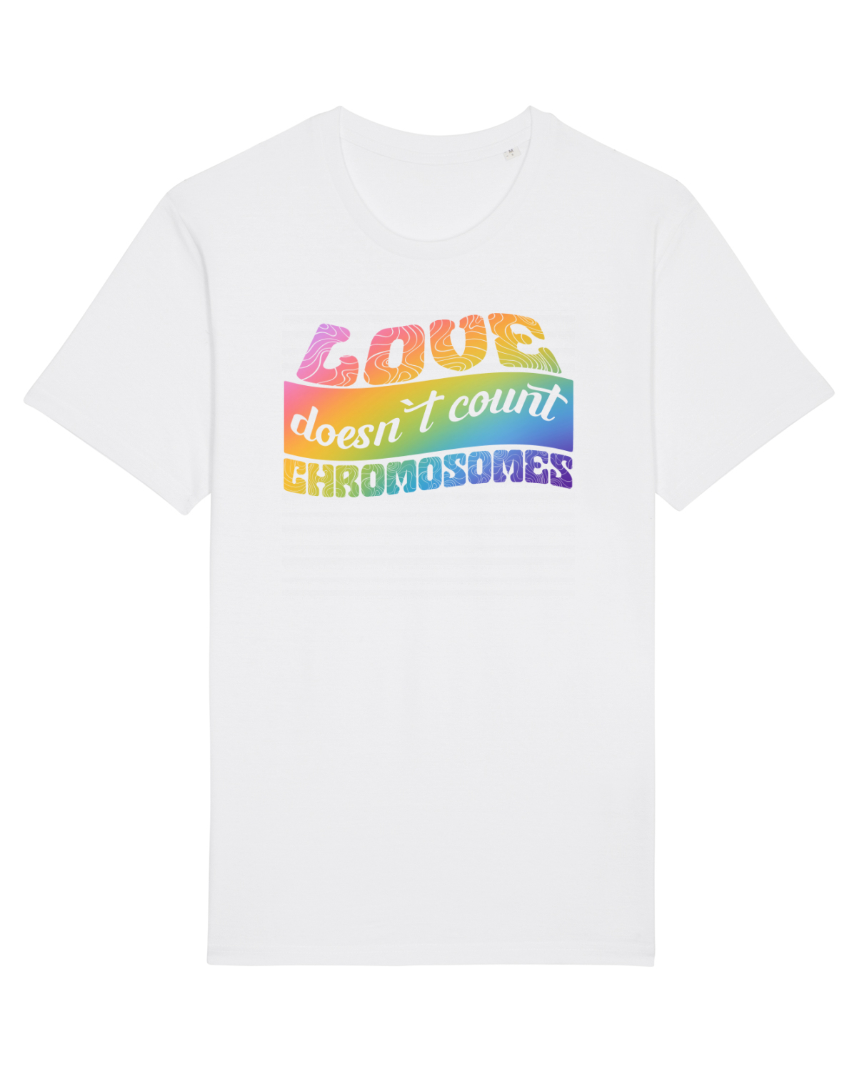 Tricou mânecă scurtă Unisex Rocker White