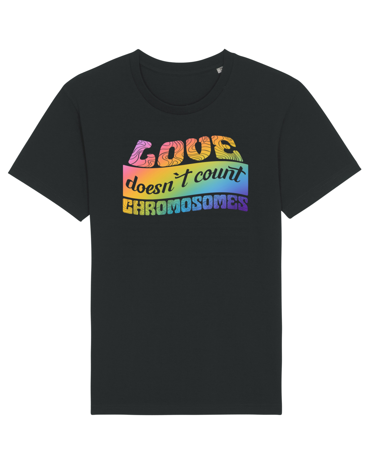 Tricou mânecă scurtă Unisex Rocker Black