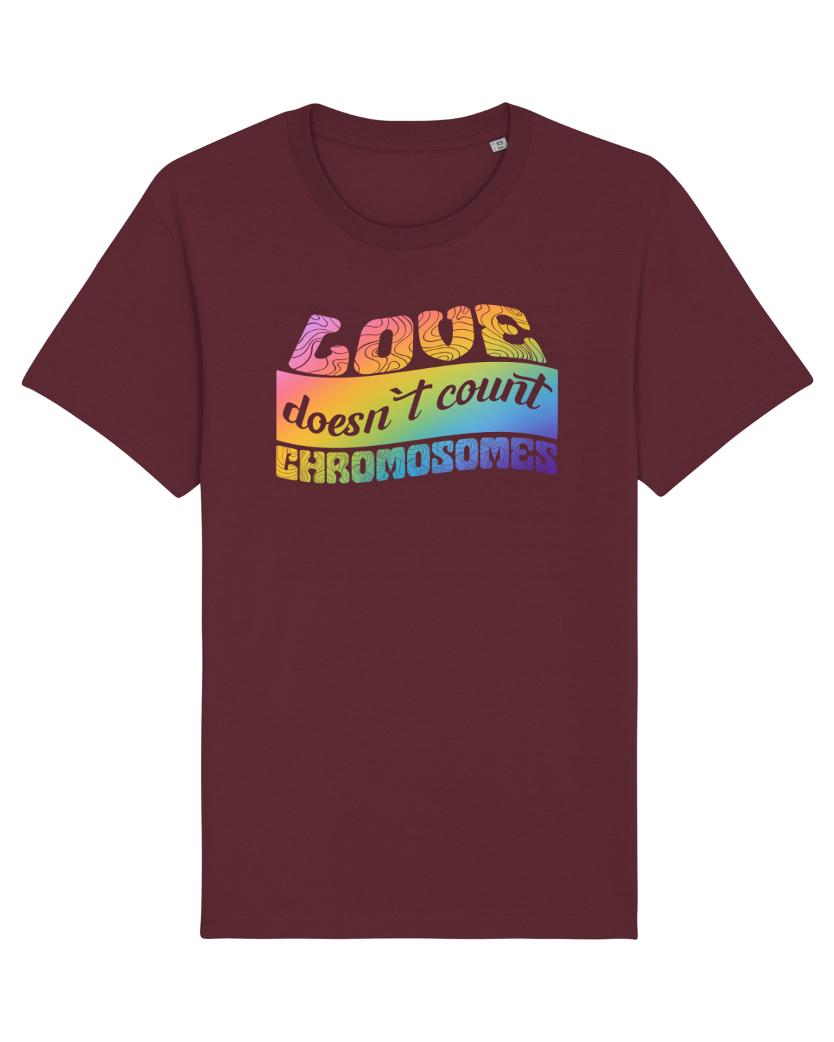 Tricou mânecă scurtă Unisex Rocker Burgundy