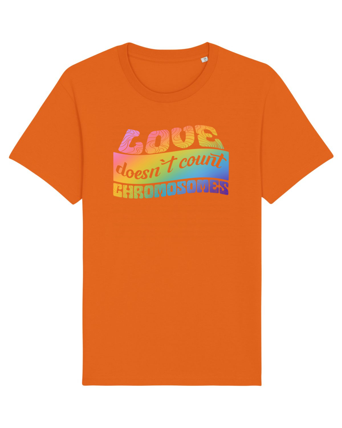 Tricou mânecă scurtă Unisex Rocker Bright Orange