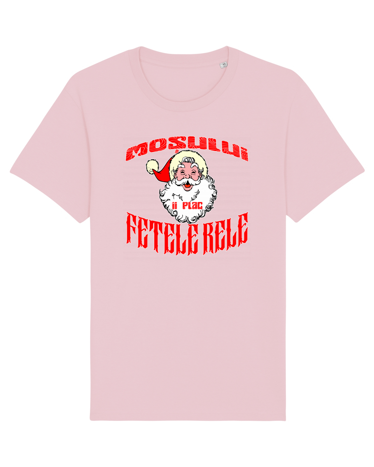 Tricou mânecă scurtă Unisex Rocker Cotton Pink