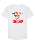 Mosului ii plac FETELE RELE Tricou mânecă scurtă guler larg Bărbat Skater