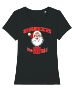 Santa likes BAD GIRLS Tricou mânecă scurtă guler larg fitted Damă Expresser