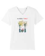 Nu ridica tonul (Halloween) Tricou mânecă scurtă guler V Bărbat Presenter