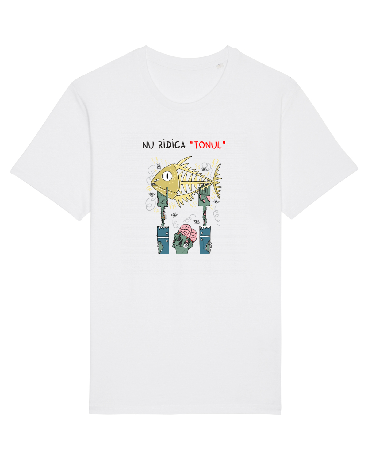 Tricou mânecă scurtă Unisex Rocker White