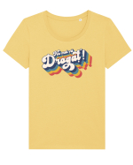 Nu mai vă drogaț`! Tricou mânecă scurtă guler larg fitted Damă Expresser