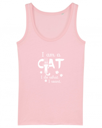 I am a Cat Cotton Pink