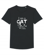 I am a Cat Tricou mânecă scurtă guler larg Bărbat Skater