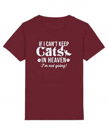 Keep cats in heaven Burgundy