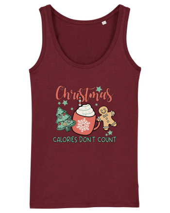 Christmas Calories Don't Count Burgundy