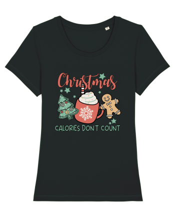 Christmas Calories Don't Count Black
