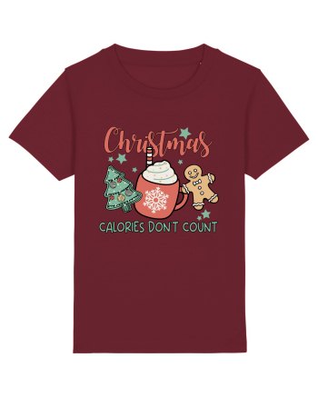 Christmas Calories Don't Count Burgundy