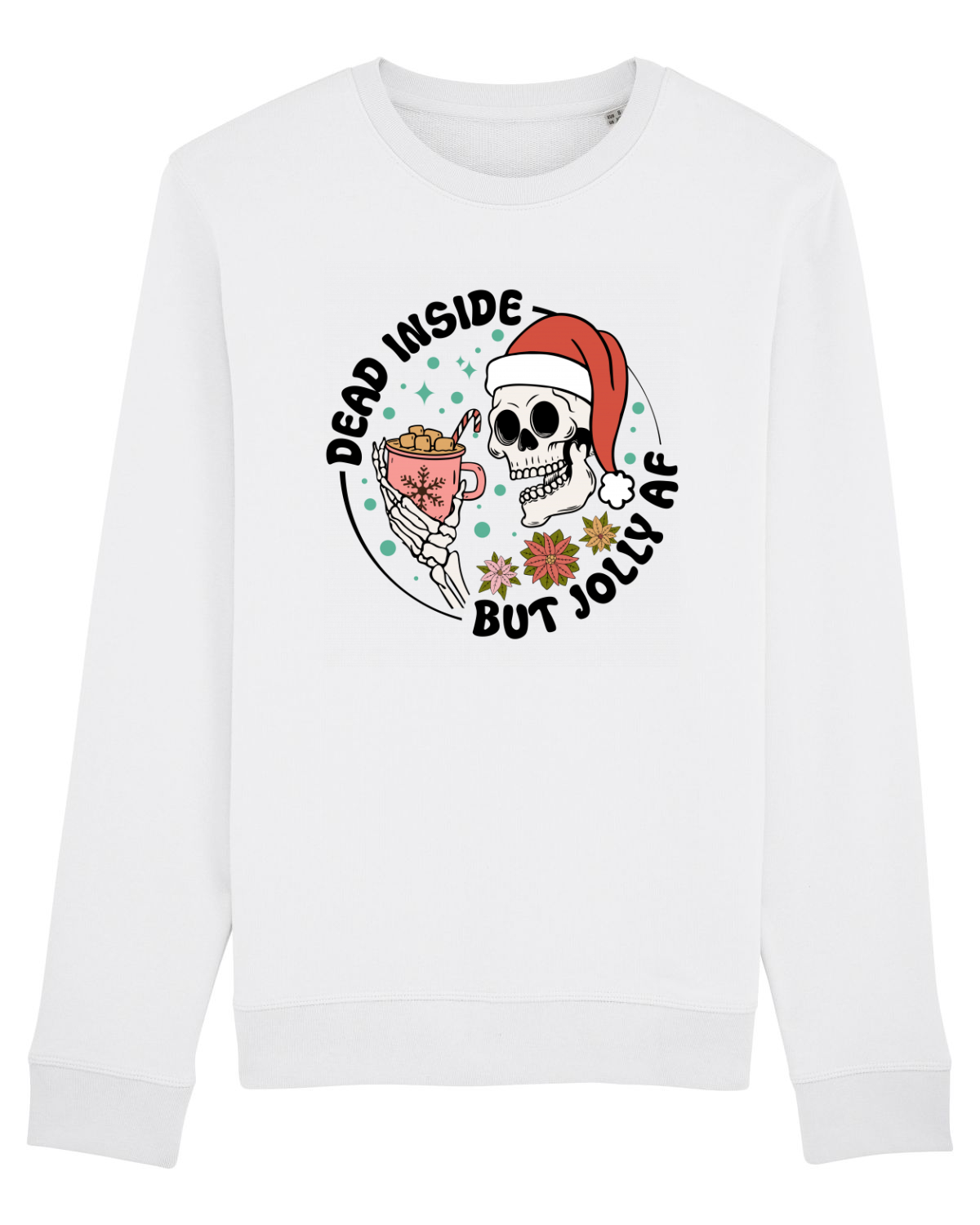 Bluză mânecă lungă Unisex Rise White