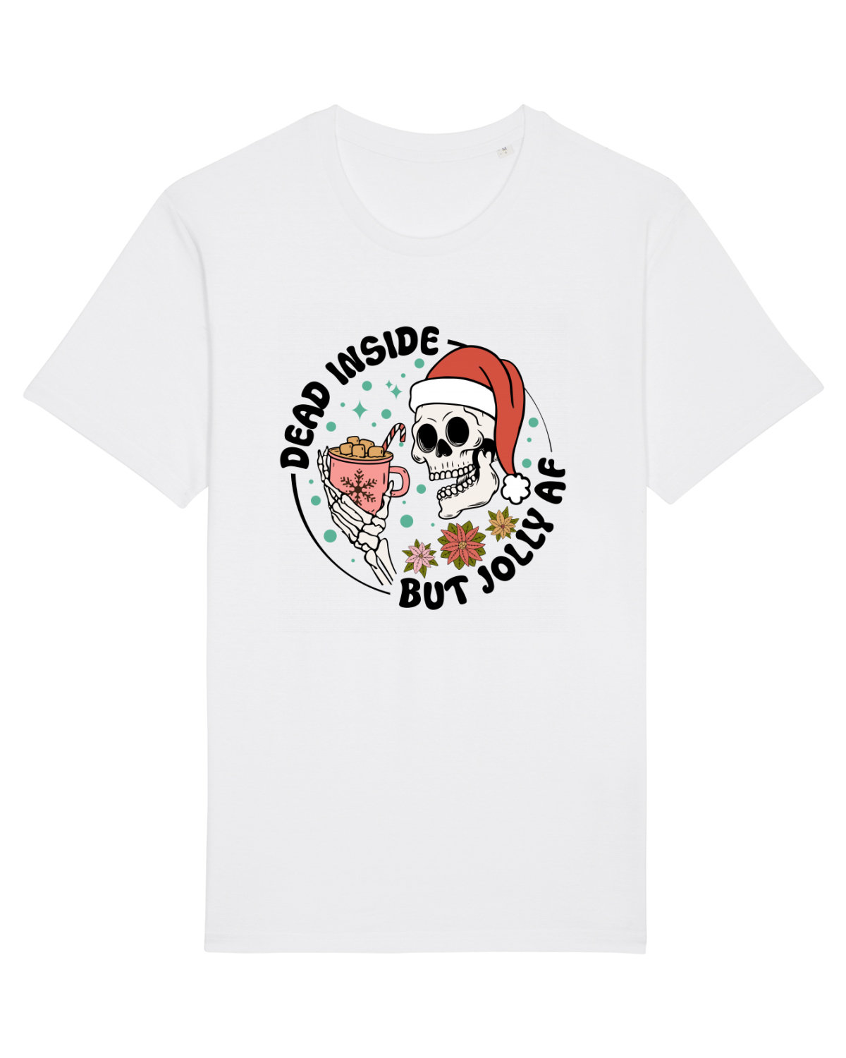 Tricou mânecă scurtă Unisex Rocker White