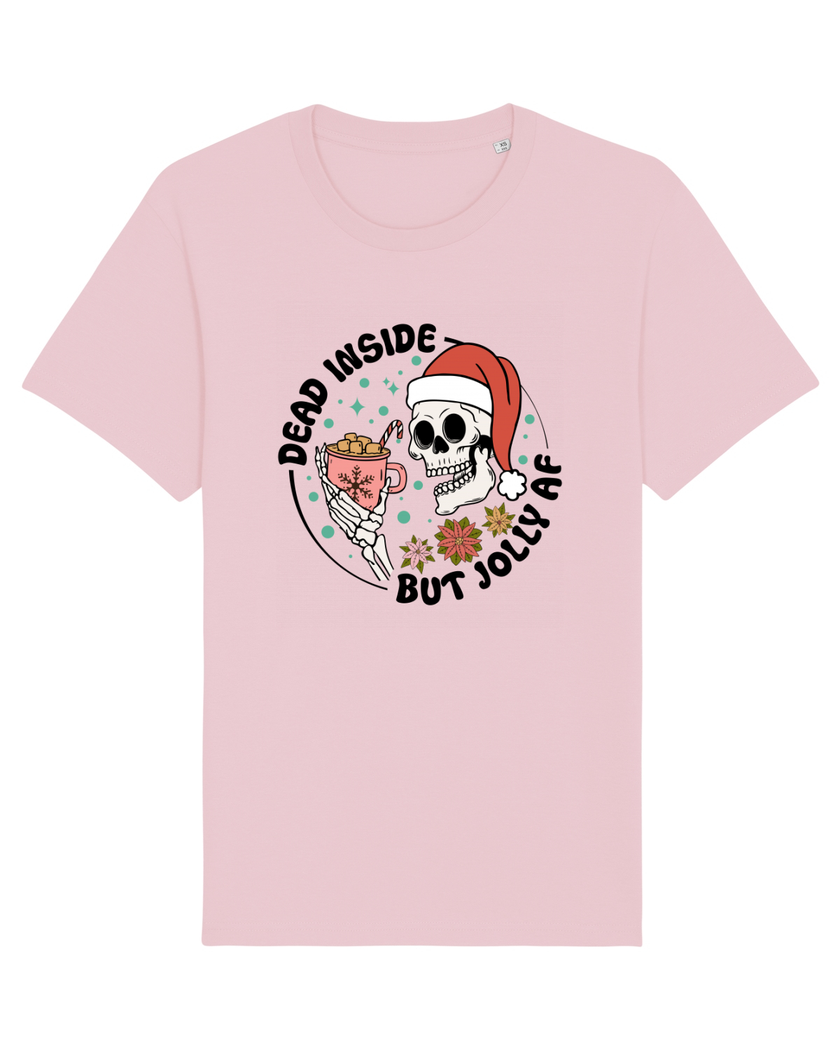 Tricou mânecă scurtă Unisex Rocker Cotton Pink