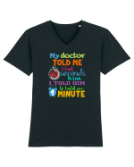 40 seconds to live Tricou mânecă scurtă guler V Bărbat Presenter