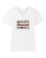 Obsessive Chocolate Disorder Tricou mânecă scurtă guler V Bărbat Presenter