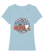 I PUT OUT FOR SANTA Tricou mânecă scurtă guler larg fitted Damă Expresser