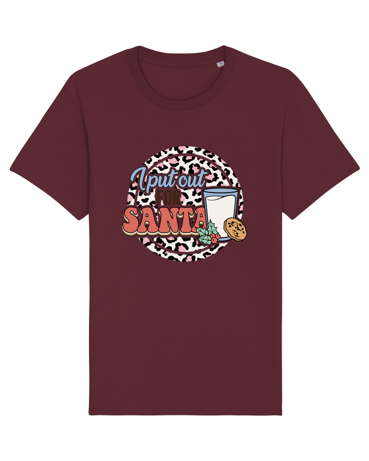 Tricou mânecă scurtă Unisex Rocker Burgundy