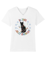 IS THIS JOLLY ENOUGH? Tricou mânecă scurtă guler V Bărbat Presenter
