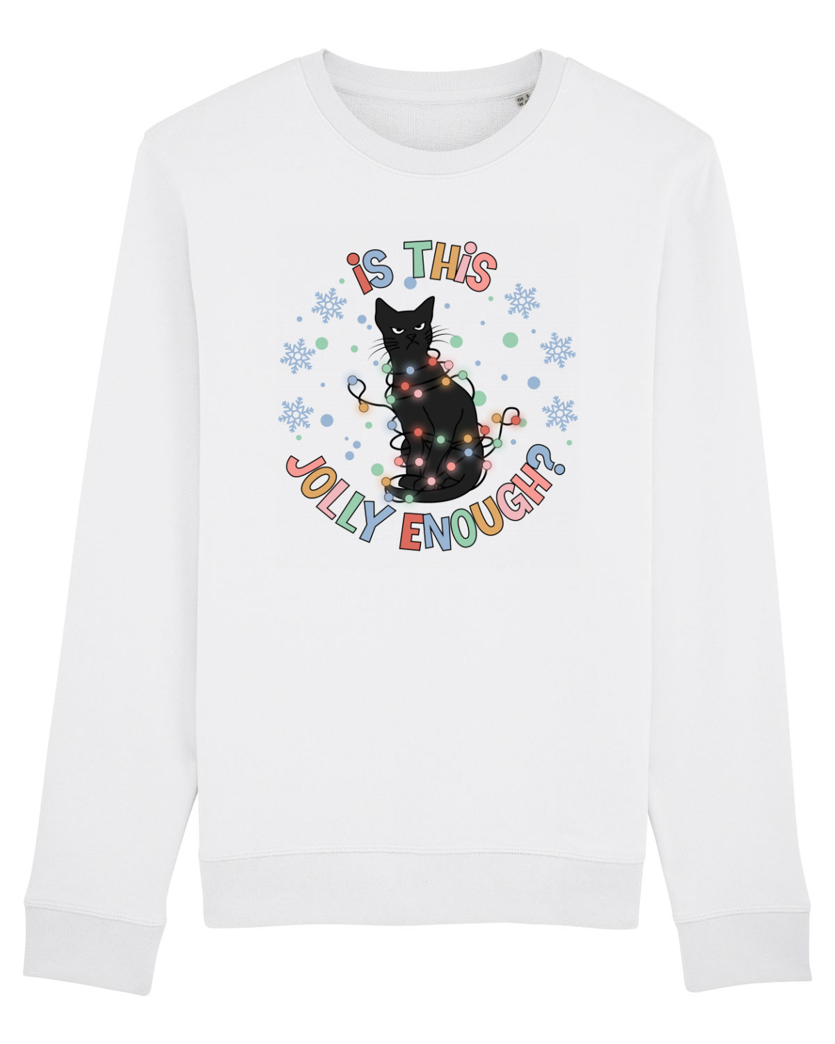 Bluză mânecă lungă Unisex Rise White