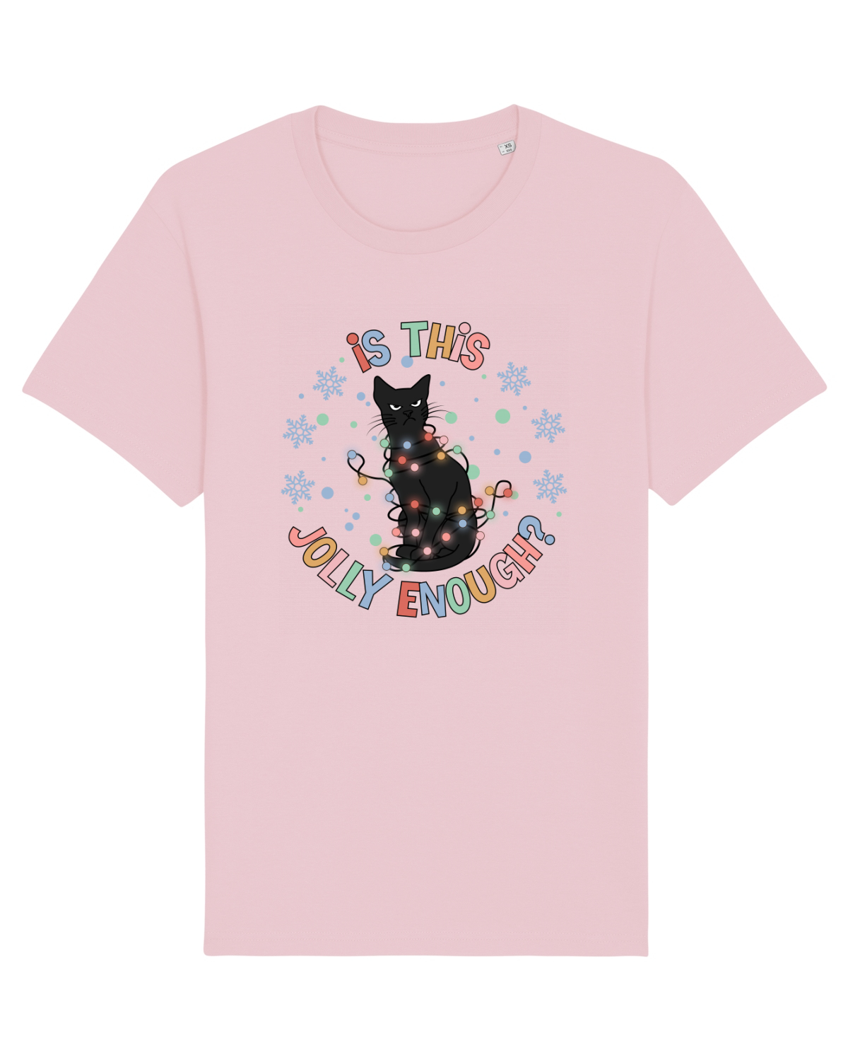 Tricou mânecă scurtă Unisex Rocker Cotton Pink